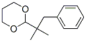 2-(1,1-ジメチル-2-フェニルエチル)-1,3-ジオキサン 化学構造式