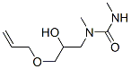 1-[3-(allyloxy)-2-hydroxypropyl]-1,3-dimethylurea Structure