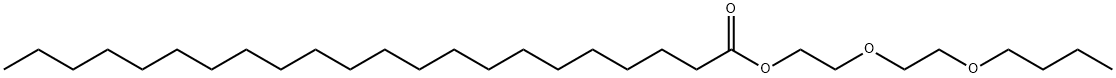 ドコサン酸2-(2-ブトキシエトキシ)エチル 化学構造式