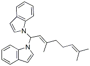 1,1'-(3,7-dimethylocta-2,6-dienylidene)bis(1H-indole) Struktur