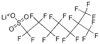 lithium heptadecafluoroisooctanesulphonate 结构式