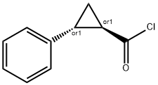 TRANS-2-PHENYL-1-CYCLOPROPANECARBONYL CHLORIDE Structure