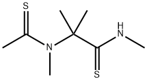 Propanethioamide,  N,2-dimethyl-2-[methyl(1-thioxoethyl)amino]- Struktur