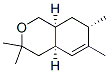 (4aalpha,7aalpha,8aalpha)-3,4,4a,7,8,8a-hexahydro-3,3,6,7-tetramethyl-1H-2-benzopyran 结构式