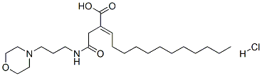 2-[2-[(3-모르폴리노프로필)아미노]-2-옥소에틸]테트라데센산일염산염