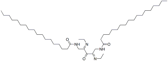 N,N'-[carbonylbis[(ethylimino)ethane-1,2-diyl]]distearamide 结构式