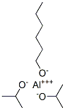 (hexyloxy)bis(propan-2-olato)aluminium Structure