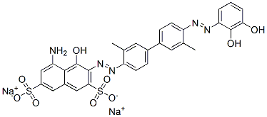 93918-27-5 5-amino-3-[[4'-[(dihydroxyphenyl)azo]-3,3'-dimethyl[1,1'-biphenyl]-4-yl]azo]-4-hydroxynaphthalene-2,7-disulphonic acid, sodium salt