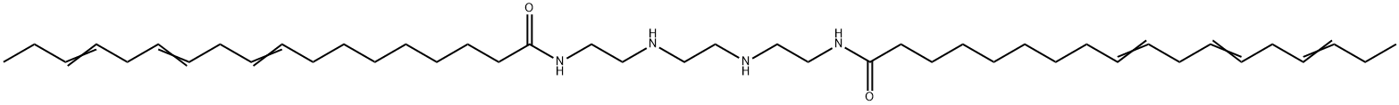 N,N'-[1,2-ethanediylbis(imino-2,1-ethanediyl)]bis(9,12,15-octadecatrienamide) Structure