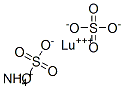 ammonium lutetium(3+) disulphate 结构式