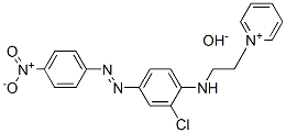 1-[2-[[2-chloro-4-[(4-nitrophenyl)azo]phenyl]amino]ethyl]pyridinium hydroxide,93919-16-5,结构式