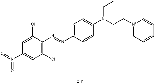 1-[2-[[4-[(2,6-dichloro-4-nitrophenyl)azo]phenyl]ethylamino]ethyl]pyridinium hydroxide,93919-20-1,结构式