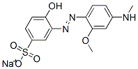 나트륨4-히드록시-3-[[2-메톡시-4-(N-메틸아미노)페닐]아조]벤젠설포네이트