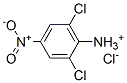 2,6-dichloro-4-nitroanilinium chloride Structure