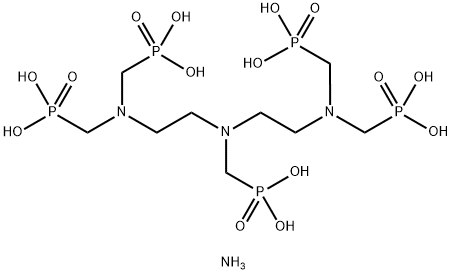 pentaammonium pentahydrogen [[(phosphonatomethyl)imino]bis[ethane-2,1-diylnitrilobis(methylene)]]tetrakisphosphonate 结构式