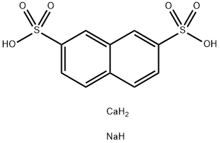 naphthalene-2,7-disulphonic acid, calcium sodium salt Structure