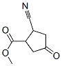 2-CYANO-4-OXO-CYCLOPENTANECARBOXYLIC ACID METHYL ESTER Structure