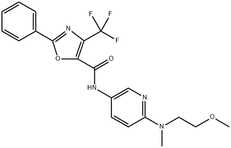 N-[6-[(2-methoxyethyl)methylamino]-3-pyridinyl]-2-phenyl-4-(trifluoromethyl)-5-Oxazolecarboxamide price.