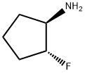 (1R,2R)-2-FluorocyclopentanaMine Structure