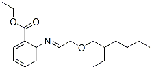 ethyl 2-[[2-[(2-ethylhexyl)oxy]ethylidene]amino]benzoate Struktur