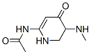Acetamide,  N-[1,4,5,6-tetrahydro-5-(methylamino)-4-oxo-2-pyridinyl]-|