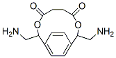 2,9-bis(aminomethyl)-3,8-dioxabicyclo[8.2.2]tetradeca-10,12,13-triene-4,7-dione Structure