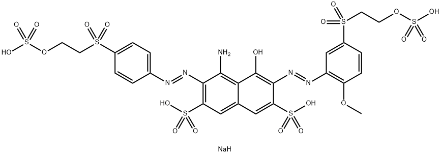 tetrasodium 4-amino-5-hydroxy-6-[[2-methoxy-5-[[2-(sulphonatooxy)ethyl]sulphonyl]phenyl]azo]-3-[[4-[[2-(sulphonatooxy)ethyl]sulphonyl]phenyl]azo]naphthalene-2,7-disulphonate|活性蓝 250