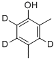 2,4-ジメチルフェノール-3,5,6-D3 化学構造式