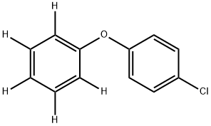 4-氯二苯醚-D5, 93951-85-0, 结构式