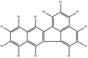 ベンゾ〔K〕フルオランテン-D12 化学構造式