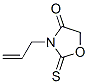 3-(2-プロペニル)-2-チオキソオキサゾリジン-4-オン 化学構造式