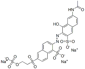 93962-61-9 2-[[7-acetamido-1-hydroxy-3-sulpho-2-naphthyl]azo]-6-[[2-(sulphooxy)ethyl]sulphonyl]naphthalene-1-sulphonic acid, sodium salt