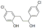 1-(p-chlorophenyl)-3-(5-chloro-2-hydroxyphenyl)propan-1-ol Structure