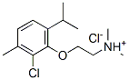 2-[2-chloro-6-(isopropyl)-3-methylphenoxy]ethyl(dimethyl)ammonium chloride,93962-93-7,结构式