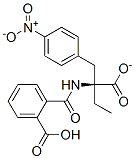 alpha-ethyl N-(2-carboxybenzoyl)-4-nitro-3-phenyl-L-alaninate Structure