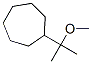 (1-methoxy-1-methylethyl)cycloheptane Structure