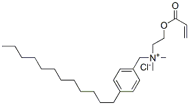 (p-dodecylbenzyl)dimethyl[2-[(1-oxoallyl)oxy]ethyl]ammonium chloride|