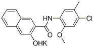 potassium N-(4-chloro-6-methoxy-m-tolyl)-3-hydroxynaphthalene-2-carboxamidate,93964-24-0,结构式