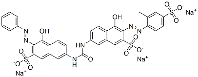 4-hydroxy-7-[[[[5-hydroxy-6-[(2-methyl-4-sulphophenyl)azo]-7-sulpho-2-naphthyl]amino]carbonyl]amino]-3-(phenylazo)naphthalene-2-sulphonic acid, sodium salt|