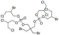 P,P'-[2,2-bis(bromomethyl)propane-1,3-diyl] P,P'-bis(2-bromo-3-chloropropyl) P,P-bis(2,3-dichloropropyl) bis(phosphate) Structure