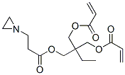 2,2-bis[[(1-oxoallyl)oxy]methyl]butyl aziridine-1-propionate Struktur