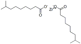 zirconium(2+) isodecanoate 化学構造式