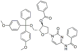 N-벤조일-5'-O-[비스(p-메톡시페닐)벤질]-2'-데옥시시티딘3'-벤조에이트