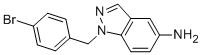 1H-Indazol-5-amine, 1-[(4-bromophenyl)methyl]- Struktur