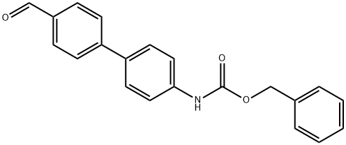 4-(Cbz-AMino)-4'-forMylbiphenyl,939758-25-5,结构式