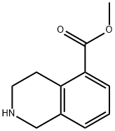 Methyl-1,2,3,4-tetrahydroisoquinoline-5-carboxylate Struktur