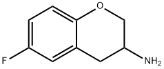 2H-1-BENZOPYRAN-3-AMINE-6-FLUORO-3,4-DIHYDRO 化学構造式