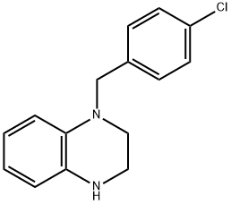 1-(4-CHLORO-BENZYL)-1,2,3,4-TETRAHYDRO-QUINOXALINE DIHYDROCHLORIDE Struktur