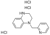 1-PYRIDIN-2-YLMETHYL-1,2,3,4-TETRAHYDRO-QUINOXALINE TRIHYDROCHLORIDE 化学構造式