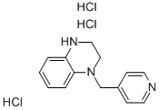 1-PYRIDIN-4-YLMETHYL-1,2,3,4-TETRAHYDRO-QUINOXALINE TRIHYDROCHLORIDE 结构式